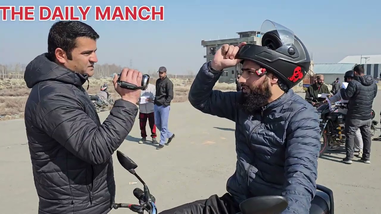 Today  the Driving Test was conducted At New Arihama Fruit Mendi Shopian..