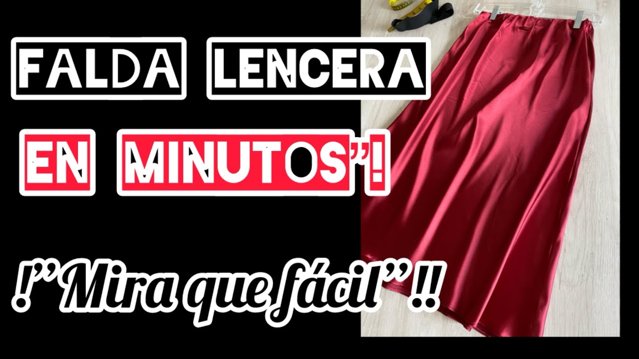 FALDA SATINADA LA MÁS FÁCIL”! @melimodaymas #ideas #moda #sewing #tips 