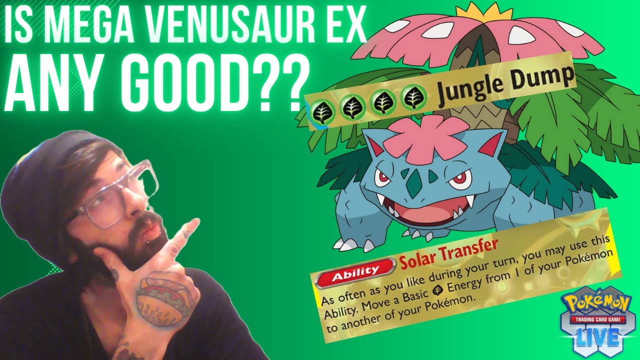 Mega Venusaur Jungle Dumps The Competition!!!! Pokemon TCG Live Mega Evolution Deck + Gameplay!!!!!