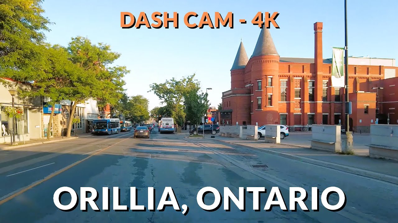 🚗 Orillia, Ontario 🌅 4K Drive