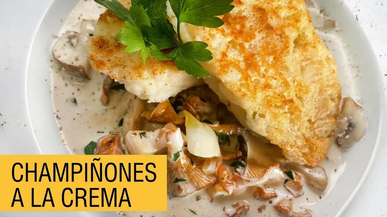¡Cómo preparar una cremosa salsa de champiñones!