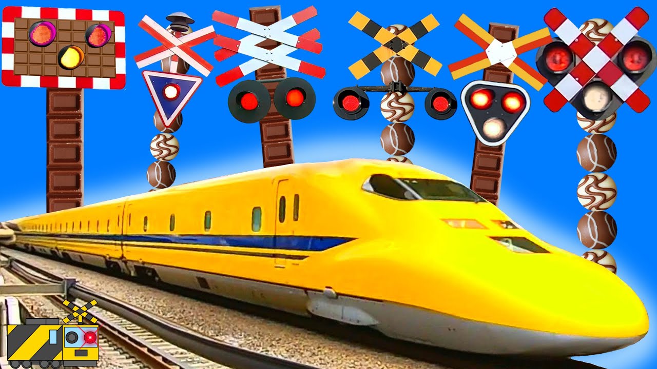 【電車】踏切動画【ふみきり 鉄道】train railway railroad crossing ドクターイエロー