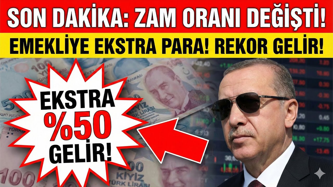 Emekli Maaşlarına Yeni Ek Ödeme Müjdesi! Emekli Zammı 2026