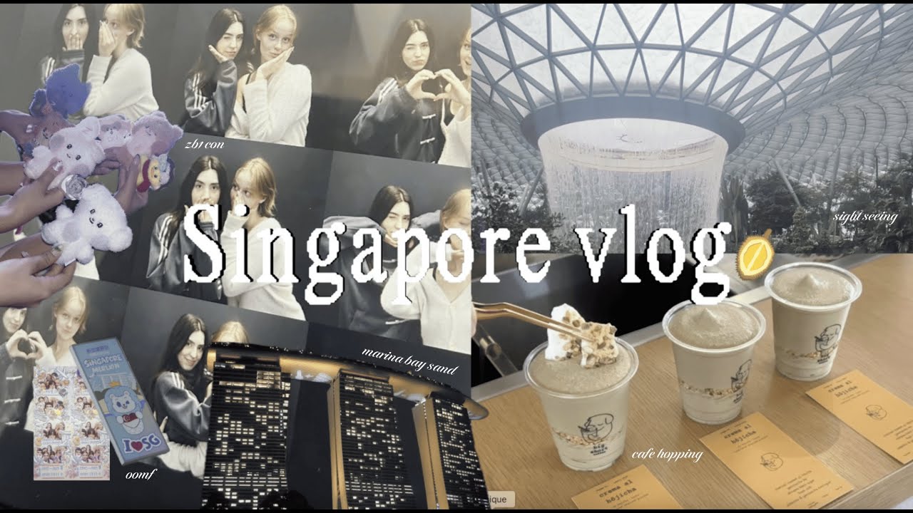 SINGAPORE VLOG: zb1 con, sightseeing, cafe hopping, oomfs...