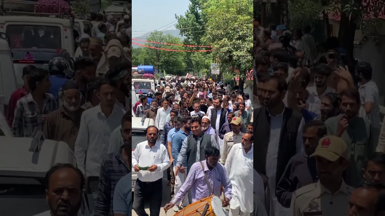 Enthusiasm among PDP Workers in Mendhar on arrival of Iltija Mufti #jkpdp