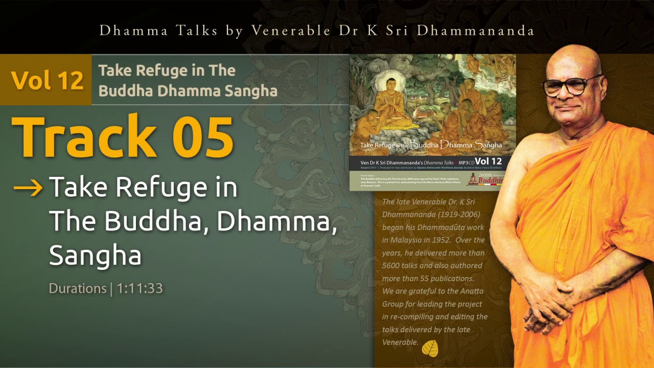 LC1205 Take Refuge in Buddha, Dhamma, Sangha