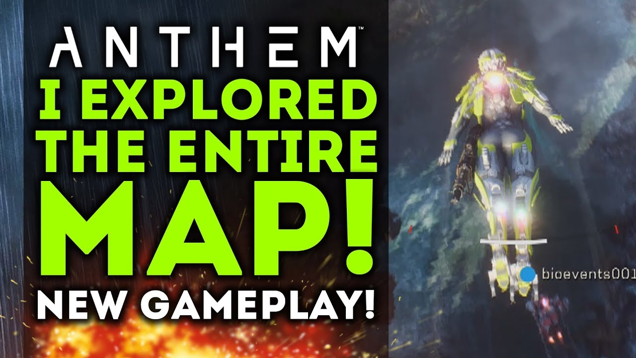 Anthem New Gameplay: I EXPLORED THE ENTIRE MAP! Here's My Story! NEW FREE ROAM GAMEPLAY!
