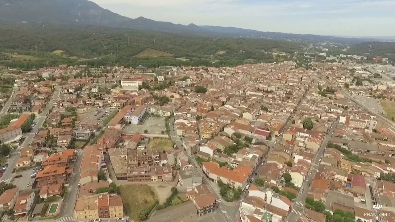 Sant celoni _a vista de Drone
