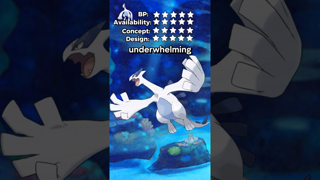 What's the BEST POKEMON Objectively? (kinda) RATE EM' ALL! Ep #249 #Lugia #rateemall #pokemon