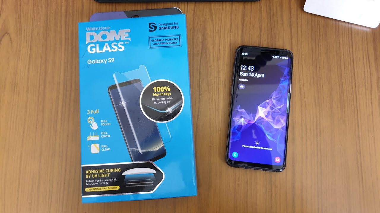 Whitestone Dome Glass Installation (Galaxy S9)