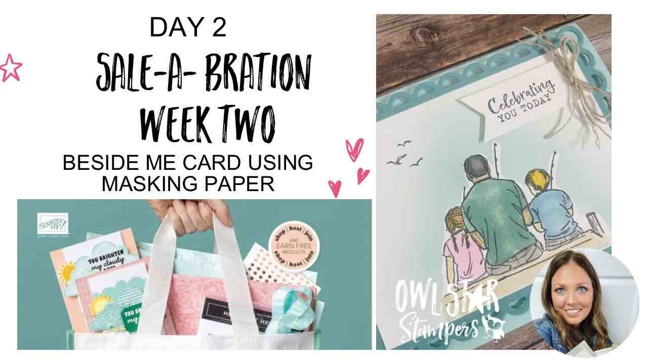 Making a Card with the Stampin’ Up! Beside Me Stamp Set | Week of Sale-A-Bration Day 2