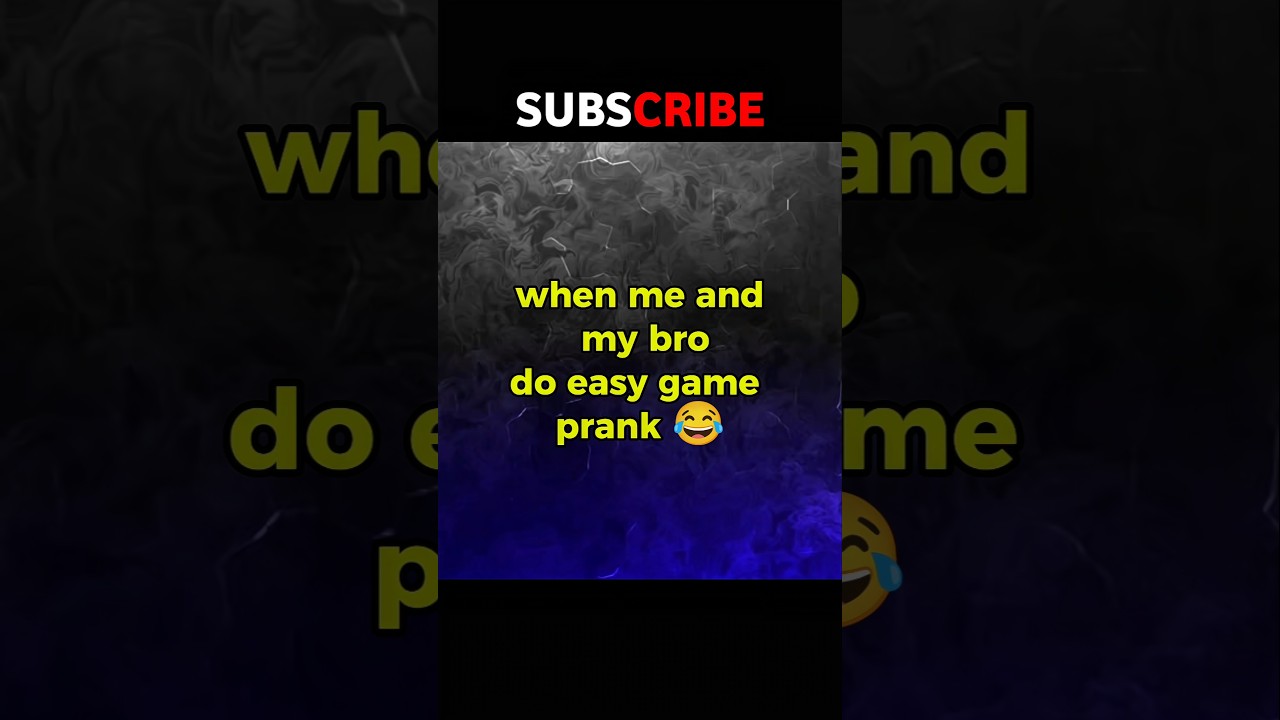 Easy Game Prank 😂😈