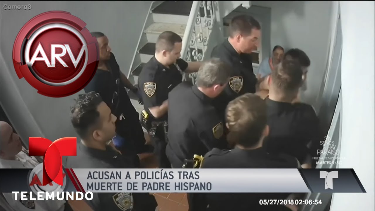 Acusan a polic&iacute;as por muerte de un padre hispano | Al Rojo Vivo | Telemundo
