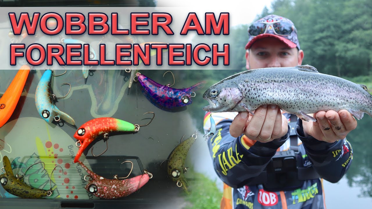 Wobbler am Forellenteich | Forellenangeln im Angelparadies Eschede
