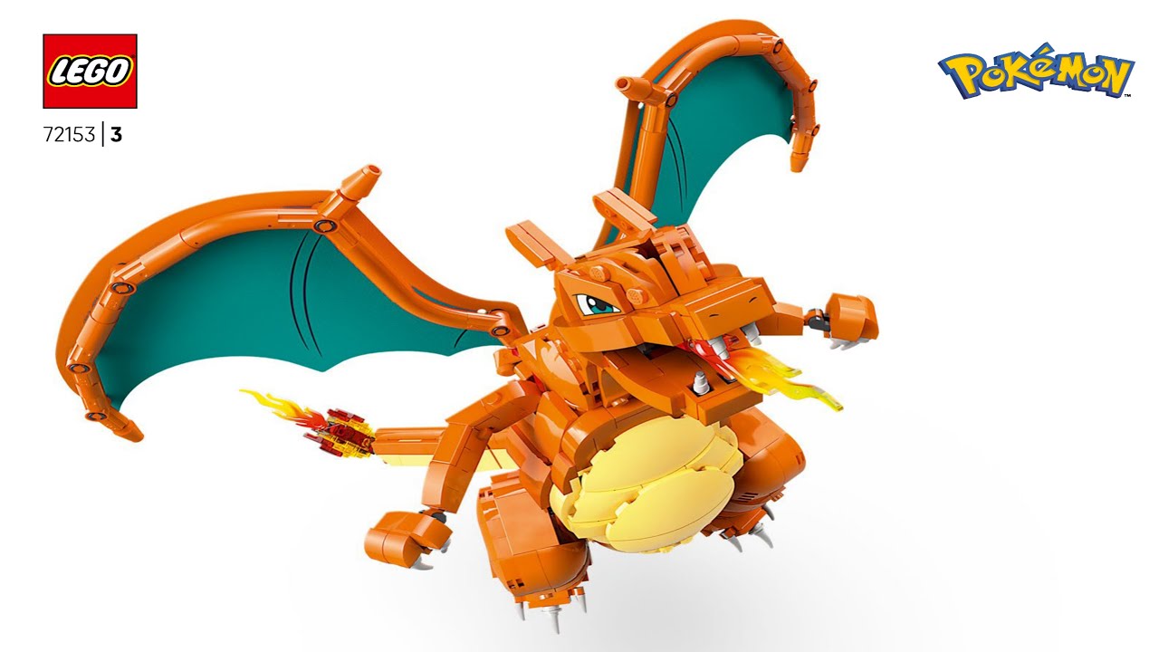 LEGO Instructions - Pokémon - 72153 - Venusaur, Charizard and Blastoise - Sculptures (Book 3)