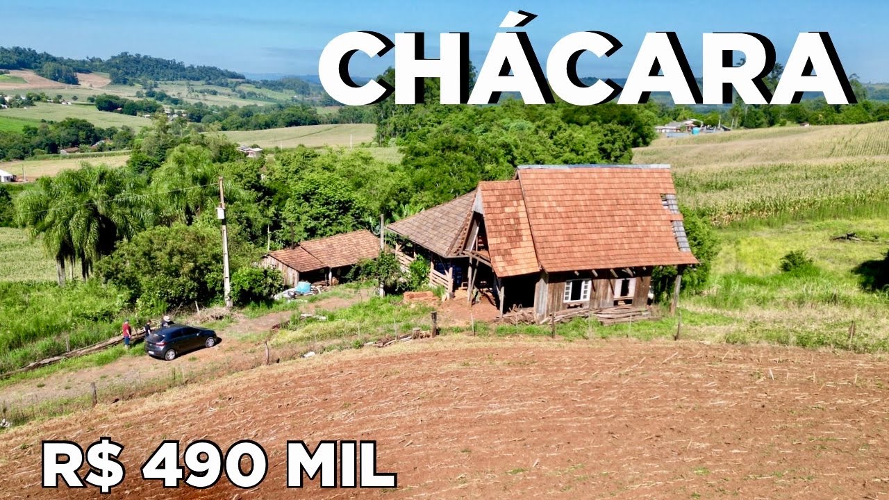 CHÁCARA AO LADO DA CIDADE COM 3 HECTARES | Água natural e Casa em SC
