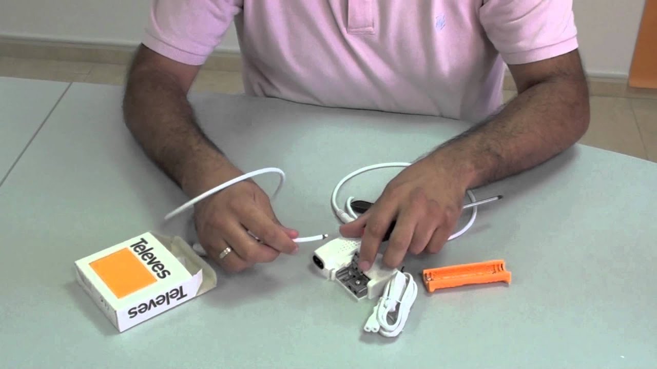 Instalación de amplificador de interior de vivienda Televes 5605