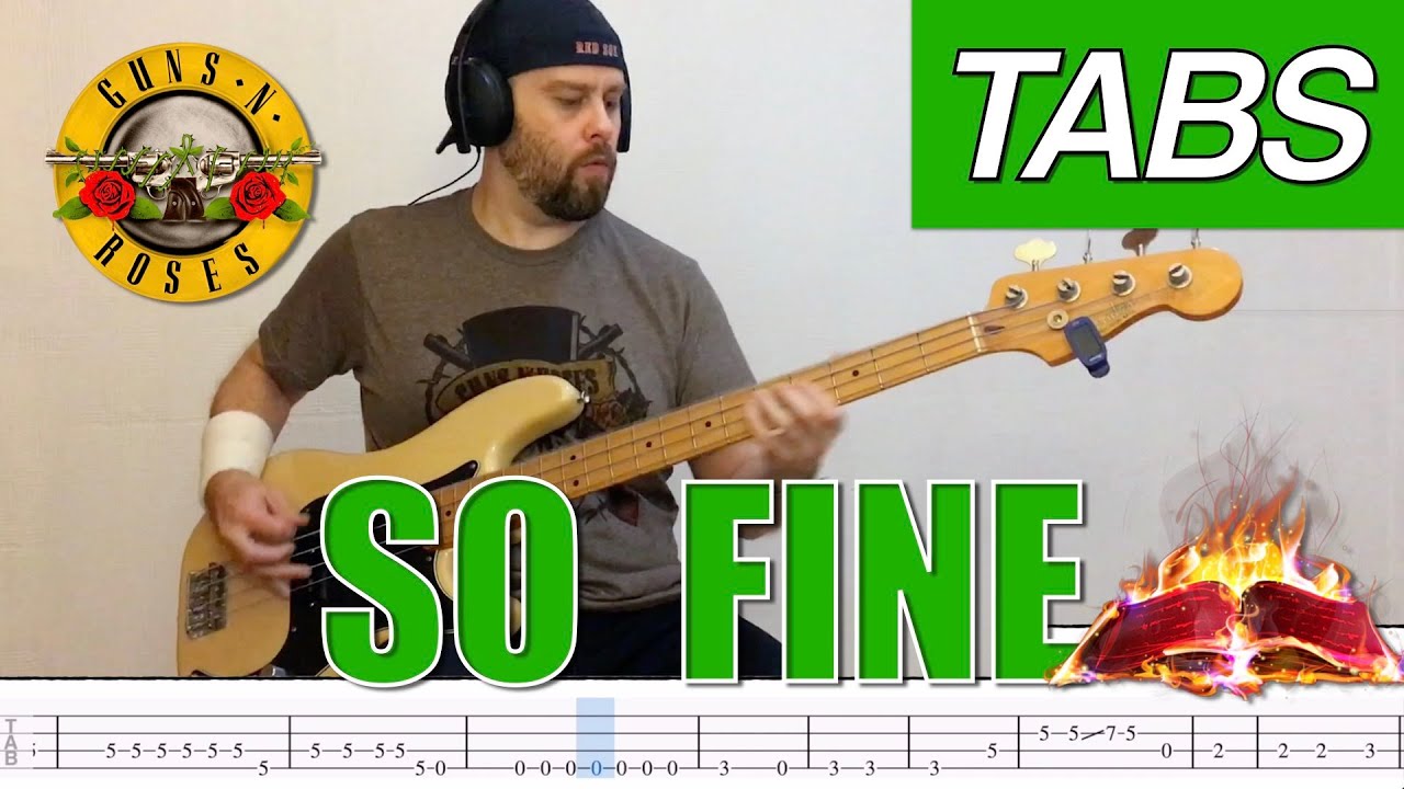 So Fine tabs - Guns 'n Roses [PLAYALONG]
