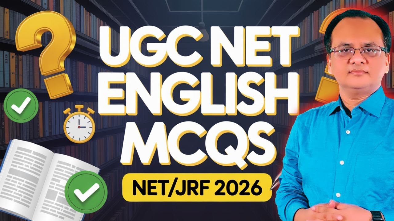UGC NET English MCQs | High-Level Practice Questions for NET & JRF
