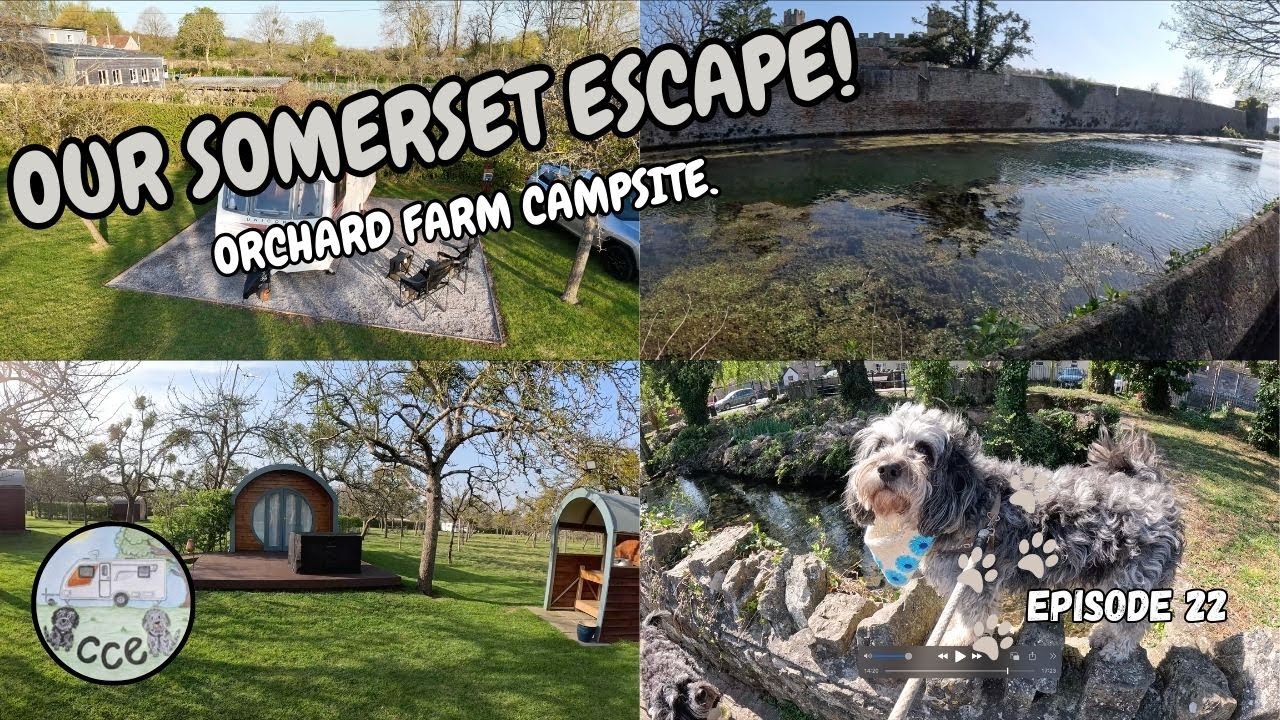 OUR SOMERSET ESCAPE! Orchard Farm Glamping Pods Campsite. Exploring CHEDDAR and WELLS. Ep22