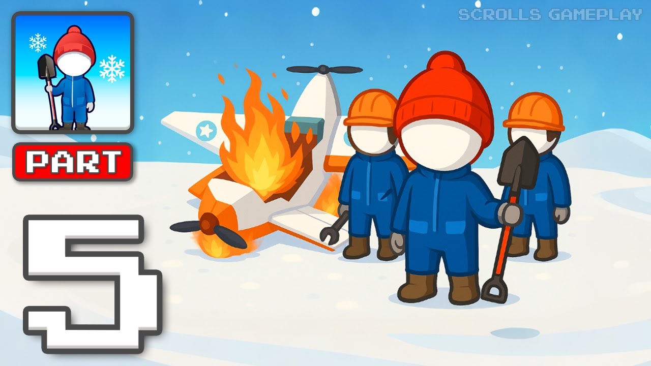 Snow Rush - Gameplay Walkthrough Part 5 - Feel The Frosty Challenge (iOS, Android)
