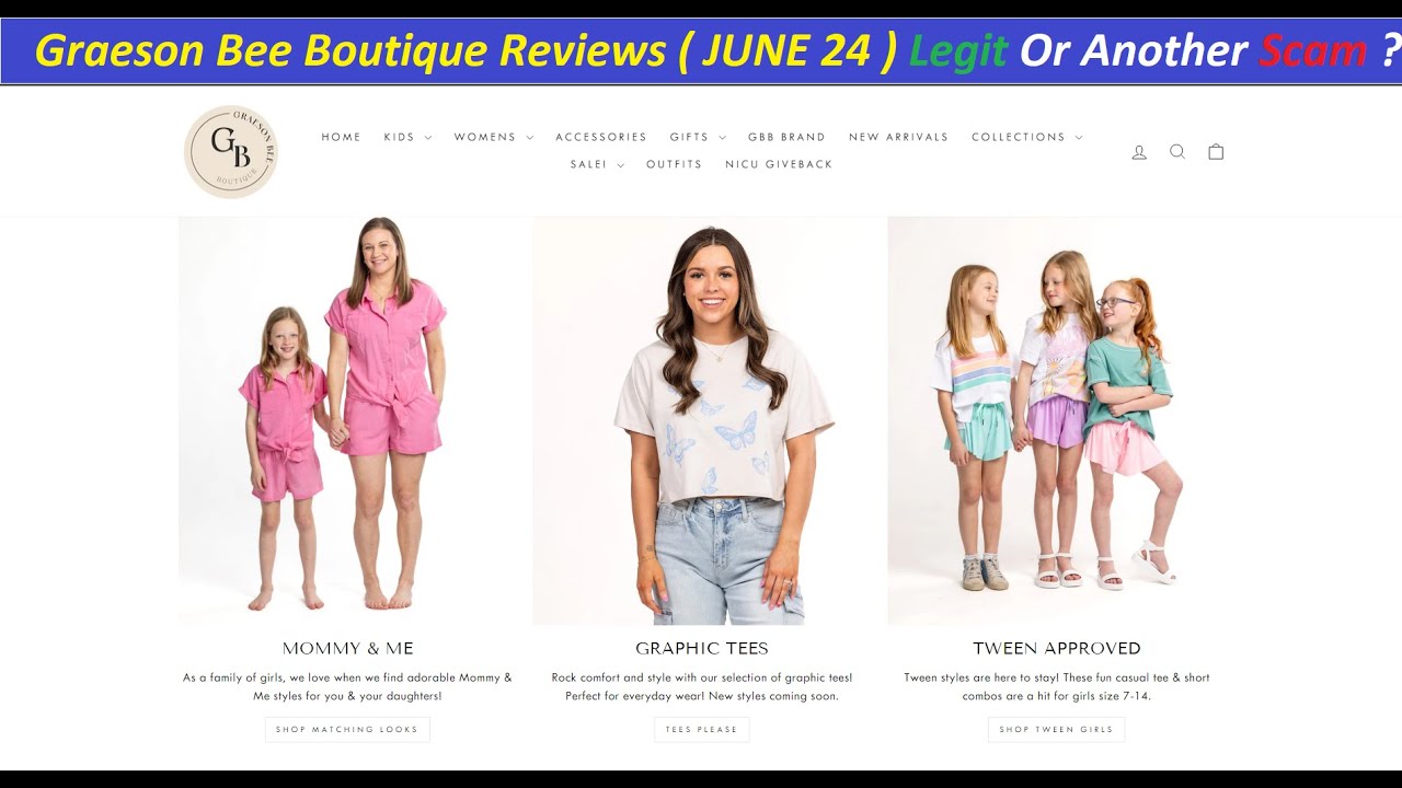 Graeson Bee Boutique Reviews ( JUNE 24 ) Legit Or Another Scam ? GraesonBee ! GraesonBee Com Reviews