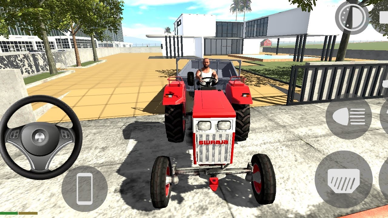 🚜 Indian Bike Driving 3D में ट्रैक्टर ड्राइव लग्ज़री हाउस के बाहर धमाकेदार मज़ा