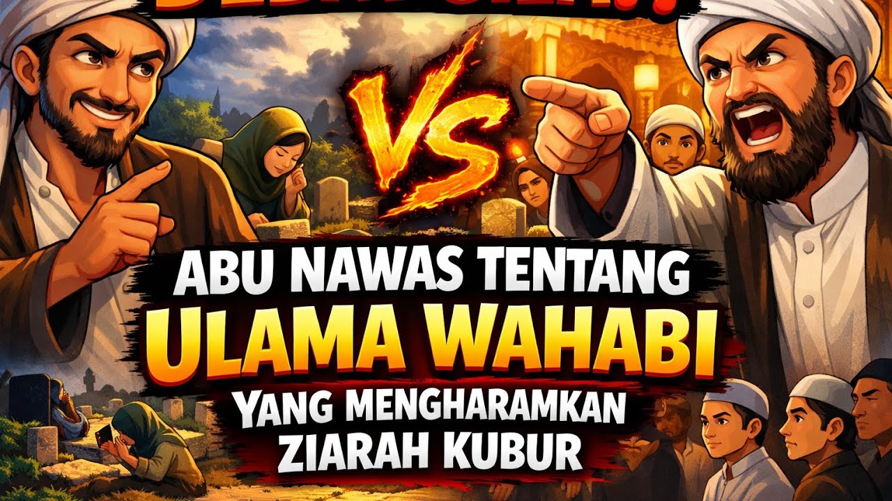 DEBAT GILA⁉️ ABU NAWAS TENTANG ULAMA WAHABI YANG MENGHARAMKAN ZIARAH KUBUR
