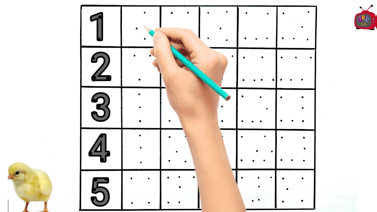 Dotted Line & Curve Tracing ✏️ | 1 से 30 तक Numbers Writing Practice for Kids