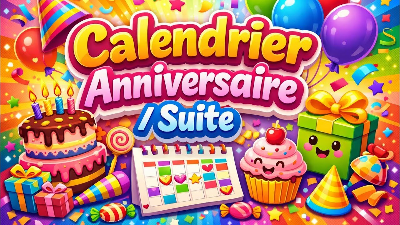 CALENDRIER ANNIVERSAIRE/terminé /Gros BLABLA lol 🤣