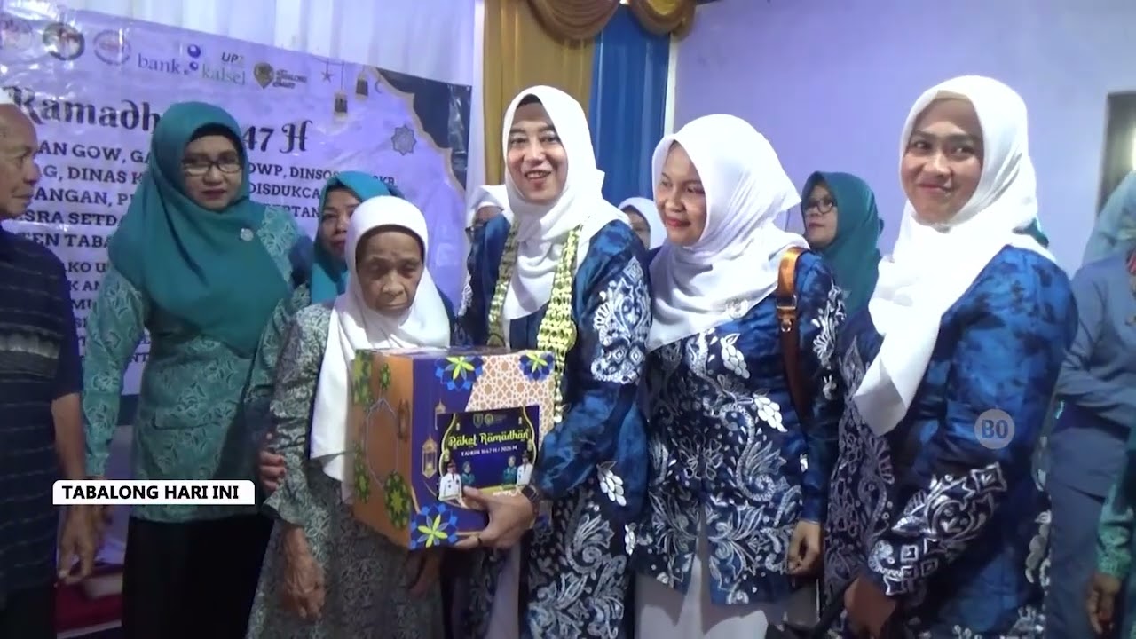 Safari Ramadan PKK di Banua Lawas, 40 Anak Yatim dan 162 Lansia Terima Bantuan