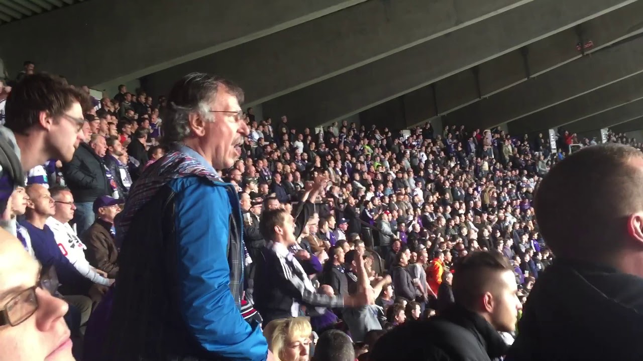 Rsca  club Brugge chants supporters dans le  stade