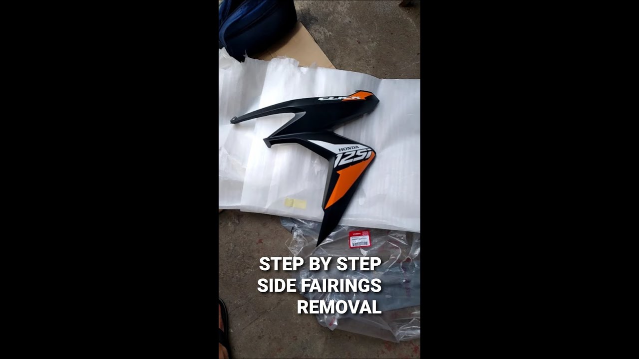 How To Remove Front Side Fairings Honda Click 2019 v2