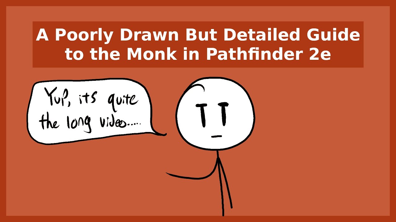 A Poorly Drawn But Detailed Guide to Monks in Pathfinder 2e   Class Feats