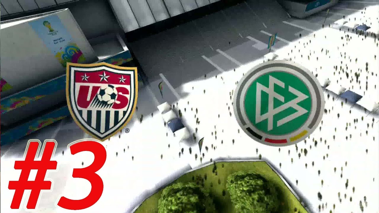 2014 FIFA World Cup - Walkthrough Gameplay Part 3 - Group G -  USA - Germany  [ HD ]