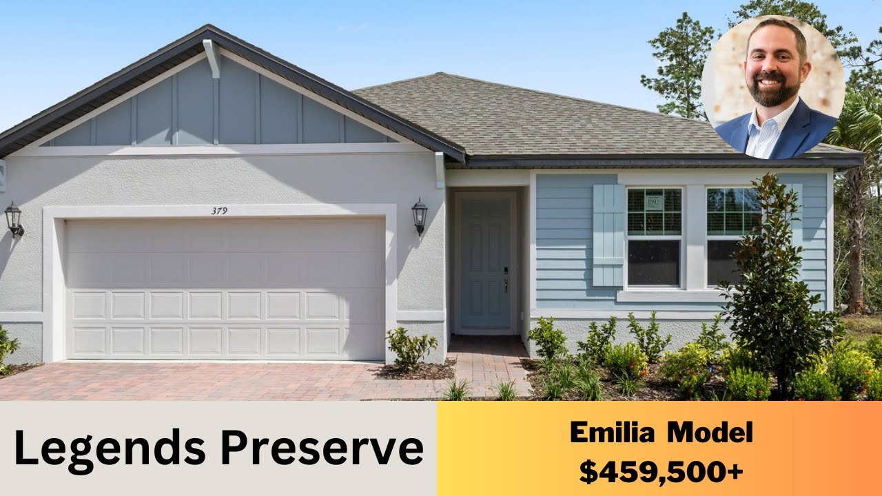 Meritage Homes, Legends Preserve, Emilia Model, Daytona Beach, Florida