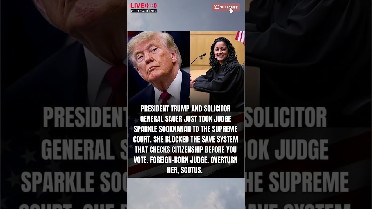 TRUMP TAKES VOTER CITIZENSHIP FIGHT TO THE SUPREME COURT! 🇺🇸⚖️
