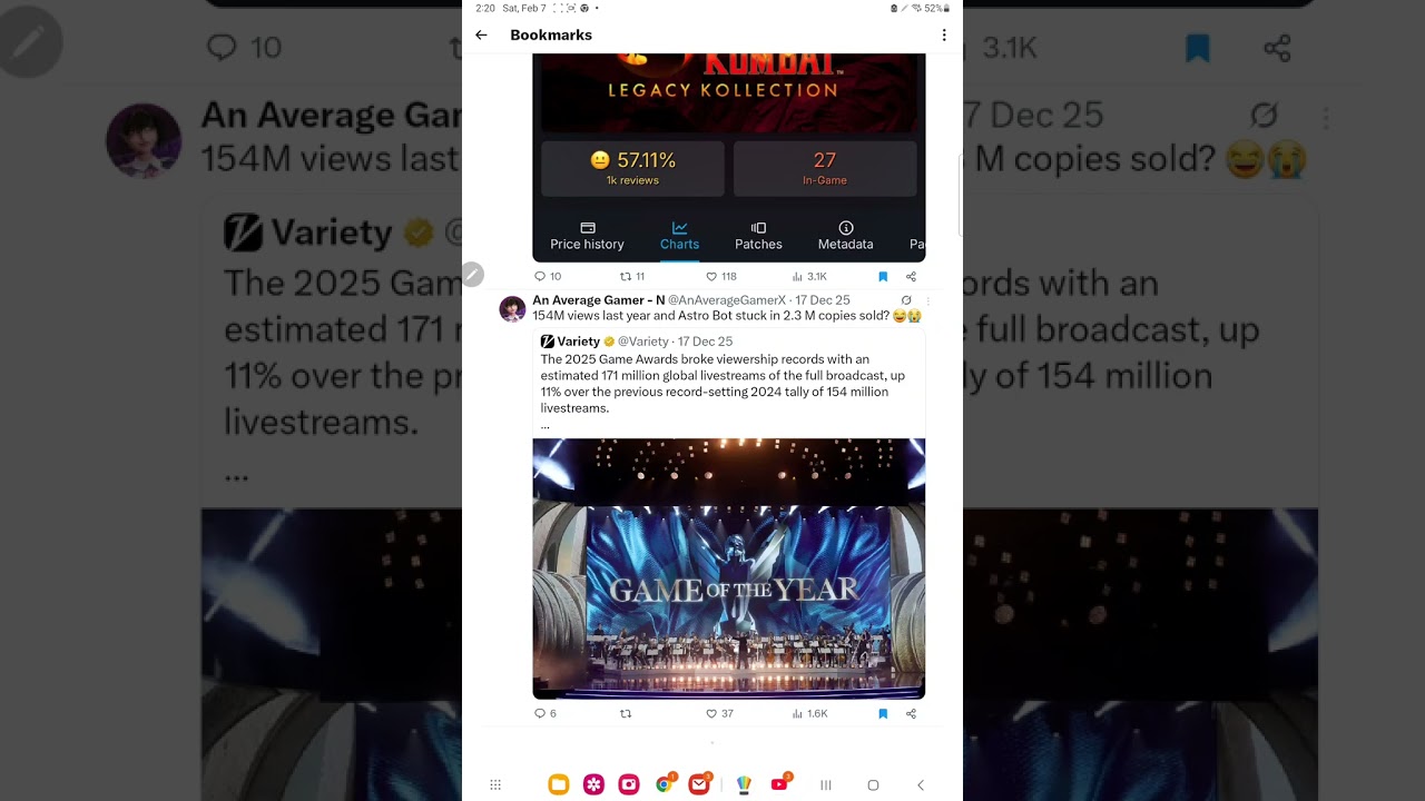 Game awards reach record views 