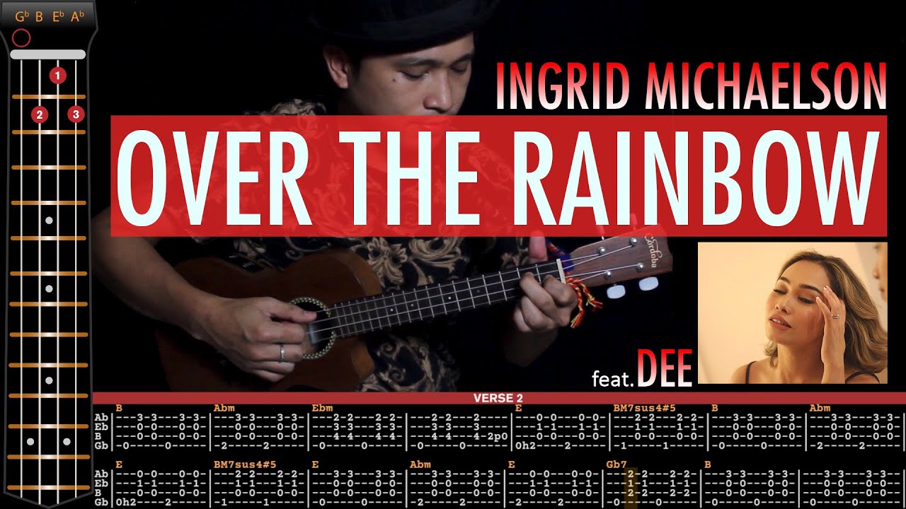 🎸🌈Over The Rainbow - Ingrid Michaelson  Ukulele  | Cover + Tabs + Chords |
