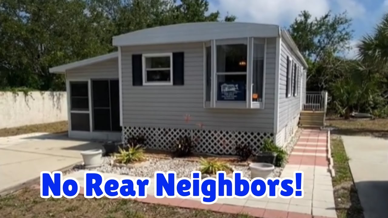 Nicely Updated Osprey Florida Mobile Home For Sale (low lot rent)!