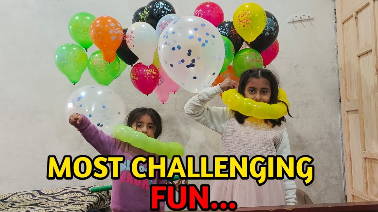 Kids Balloon Pop Challenge 😱🎈 | Most Challenging & Fun Game Ever!