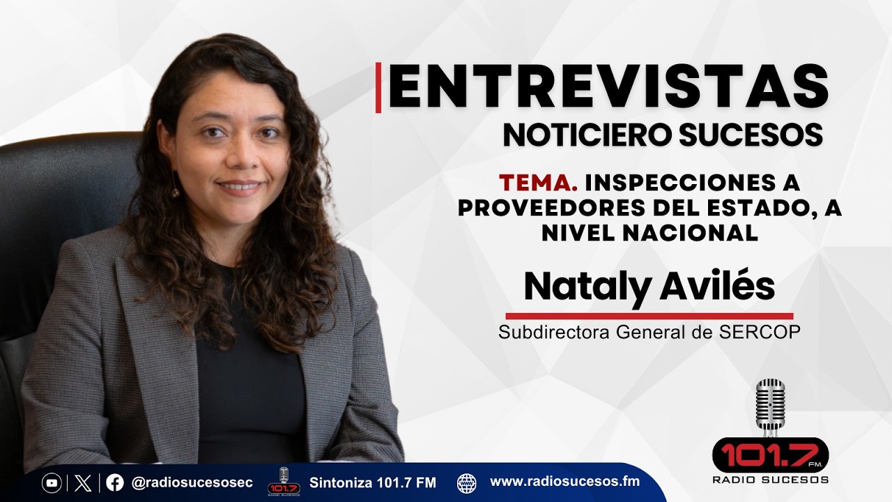 Entrevista  Nataly Avilés, Subdirectora General de SERCOP
