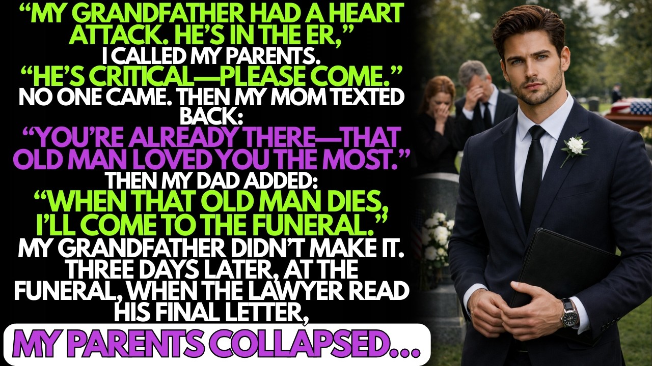 At the funeral, when the lawyer read aloud my grandfather’s final letter, my parents broke down…