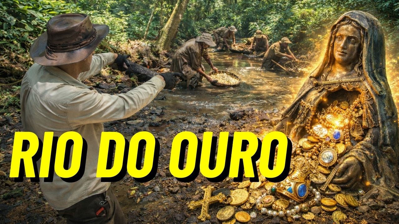 REVELEI um Segredo Escondido no RIO do OURO!