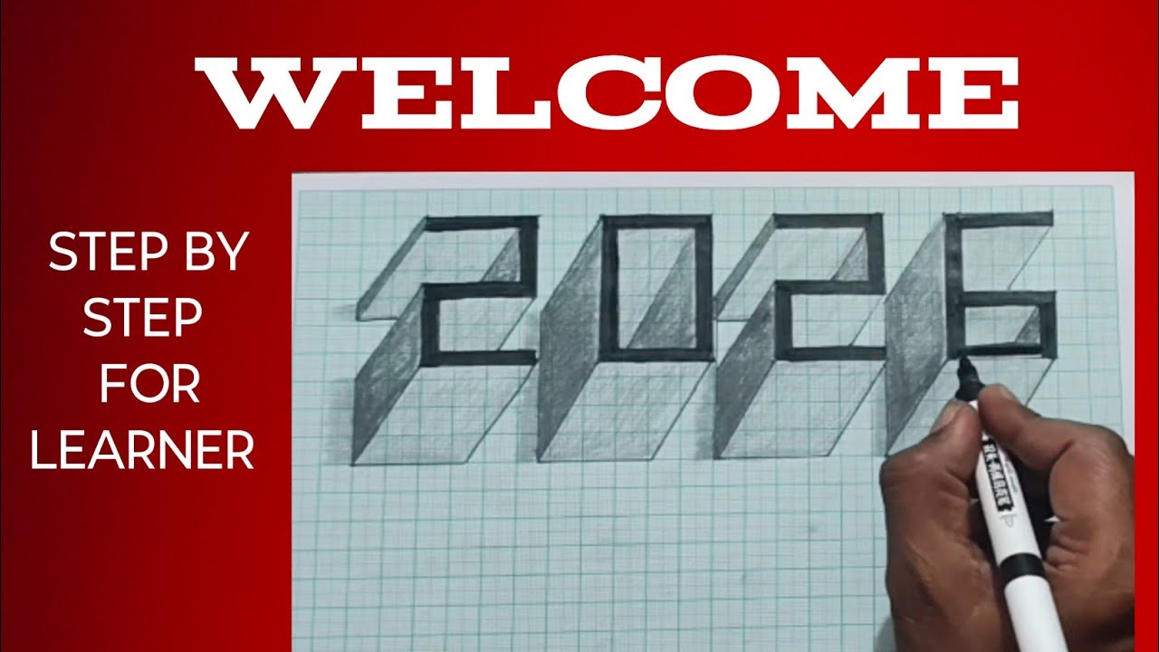 3D illusion Drawing Video 
