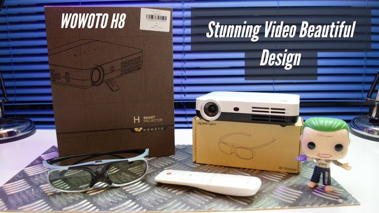 WOWOTO H8 The Full Review - Best $400 Amazon Projector 3D & Full HD
