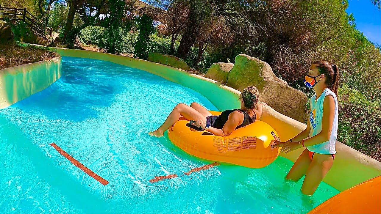 Amazonas Wild River Water Slide at Aqua Brava Roses