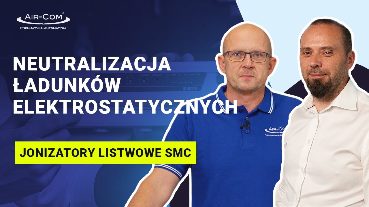 Jak wyeliminować ładunki elektrostatyczne? jonizatory listwowe SMC IZS40/41/42