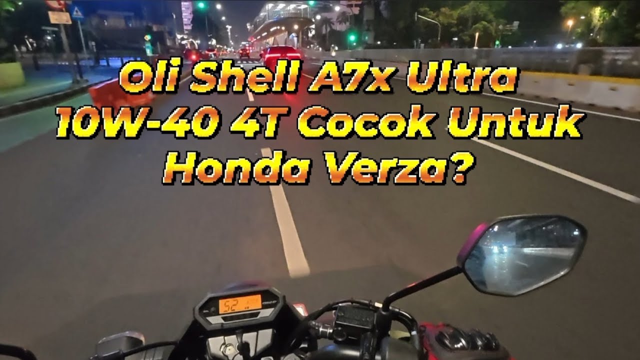 Apakah Oli Shell ax7 Ultra Cocok Untuk Verza?