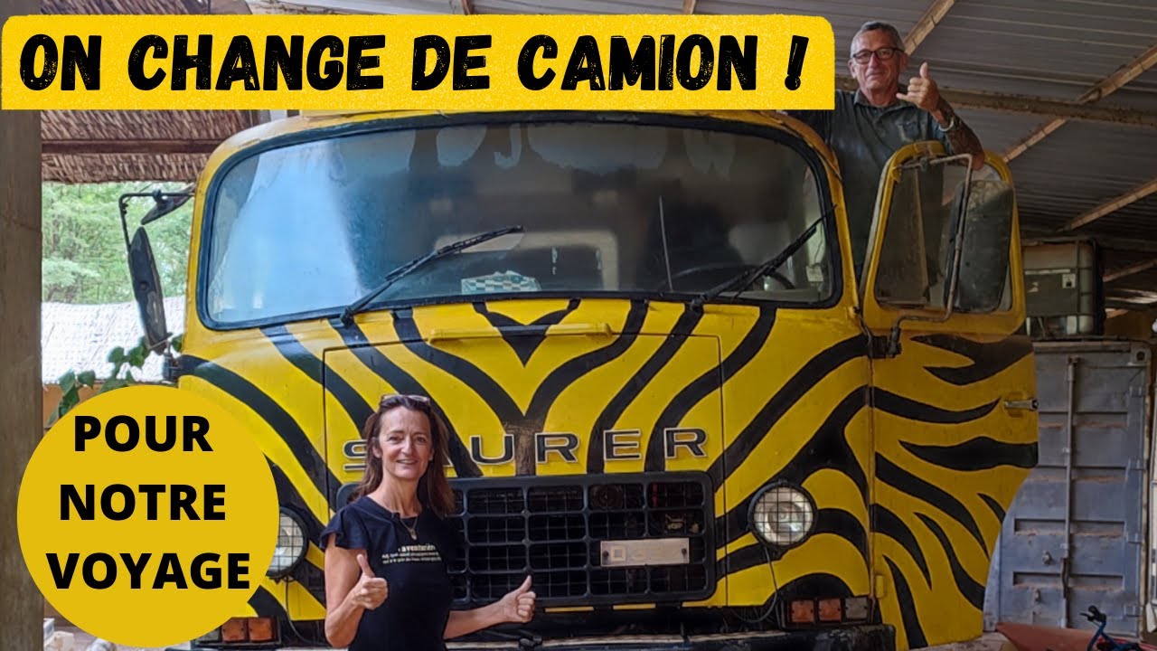 Mécanique sur notre camion 4X4 aménagé et Découverte d'un camion Saurer au Sénégal